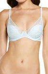 Natori Flora Underwire Bra In Baby Blue