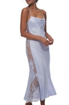 Rya Collection Darling Satin & Lace Nightgown In Wisteria