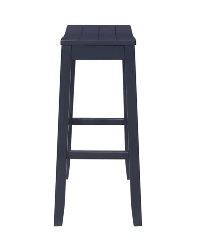 Hillsdale Fiddler Backless Counter Height Stool In Navy