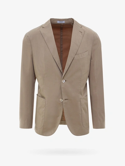 Boglioli Cotton Blazer In Beige