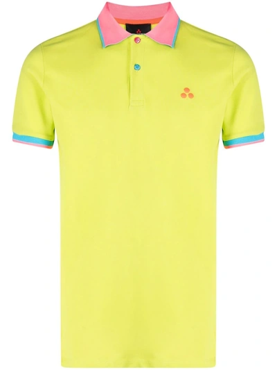 Peuterey Short-sleeved Polo Shirt In Green