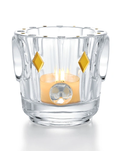 Baccarat Crystal Faunacrystopolis Bird Votive Candle Holder In Clear