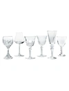 Baccarat Set Of 6 Wine Therapy Wine Glasses In Clear