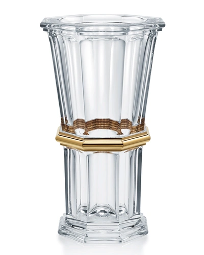 Baccarat Harcourt Straight Crystal Vase In Clear