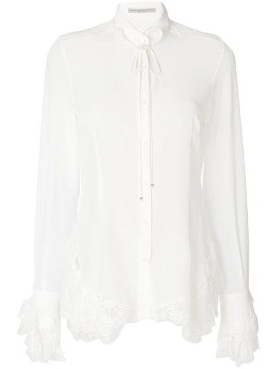 Ermanno Scervino Lace Frill Blouse