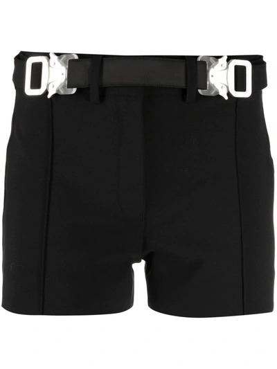 Alyx Double Buckle Shorts In Black