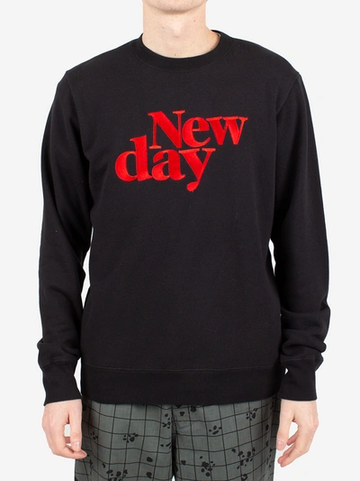 Undercover Black New Day Printed Sweatshirt