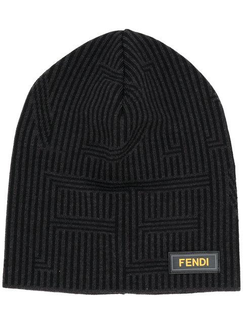 Fendi Classic Knitted Beanie Hat | ModeSens