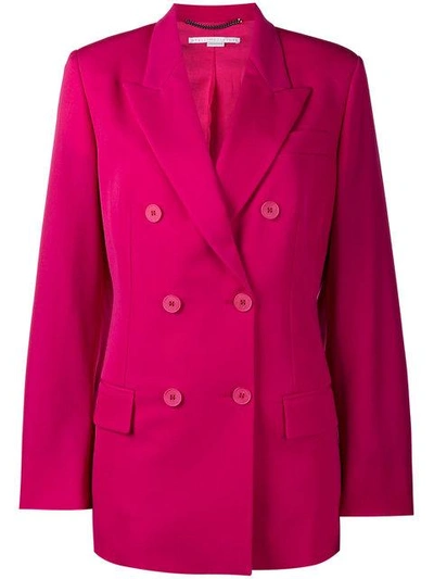Stella Mccartney Nicola Double Breasted Jacket - Pink