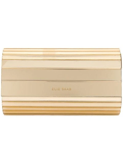 Elie Saab Metallic Clutch