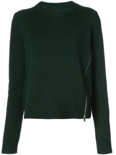 Proenza Schouler Wool, Silk & Cashmere Pullover In Green