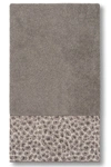 Linum Home Spots 3-piece Embellished Towel In Dark Grey