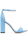 Sam Edelman Yaro Block Heel Sandals In Blue