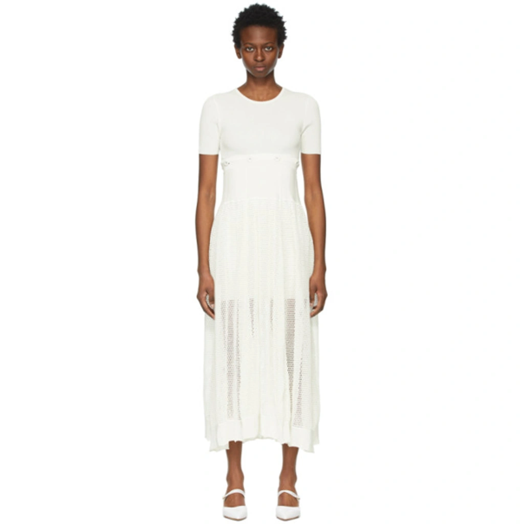 Dress Outlet Christopher Esber Deconstructed Knit Dress Hire Deconstruct  Knit Cocoon Mesh Tee Dress Christopher Esber