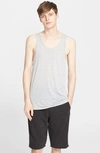 Atm Anthony Thomas Melillo Lightweight Jersey Tank Top In Heather Grey