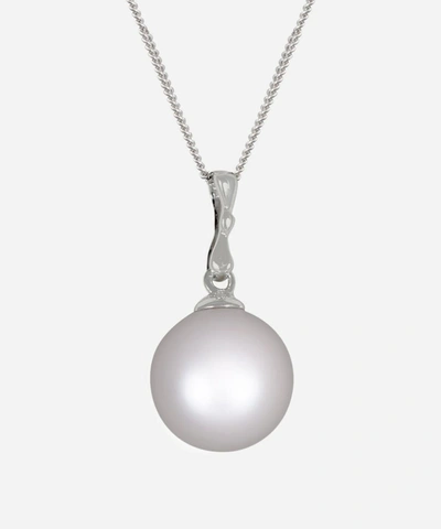 Kojis Pearl Pendant Necklace In Silver