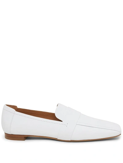 Mansur Gavriel Square-toe Loafers In White
