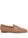 Mansur Gavriel Square-toe Loafers In Biscotto