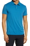 Barbell Apparel Havok Stretch Solid Golf Polo In Blue