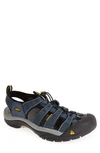 Keen Men's Newport H2 Sandals In India Ink/rust In Multi