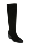 Naturalizer Fae Tall Boot In Black Suede