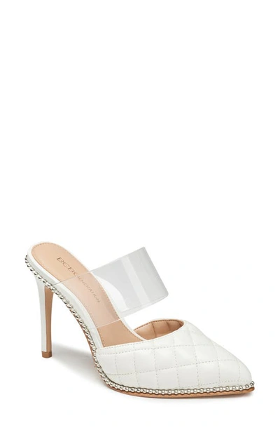 Bcbgeneration Harlina Mule In Bright White / Clear