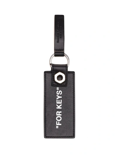 Off-white Men's Black Other Materials Key Chain