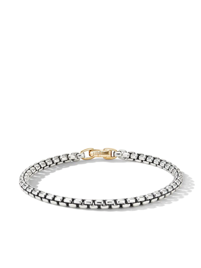 David Yurman Sterling Silver Bel Aire 14kt Yellow Gold Clip Bracelet