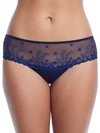 Simone Perele Delice Floral-embroidered Boyshorts In Midnight