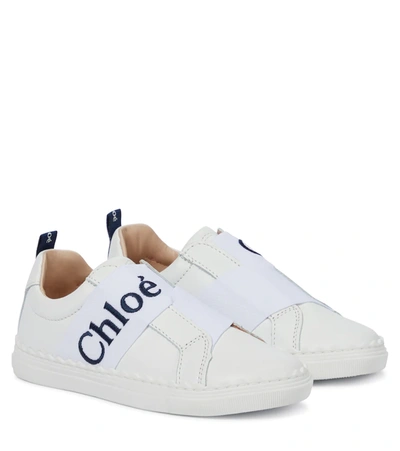 Chloé Girls' Lauren Slip On Trainers - Toddler, Little Kid In White