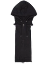 Veronica Beard Hooded Dickey In Black