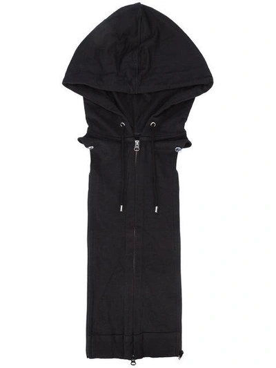 Veronica Beard Hooded Dickey In Black