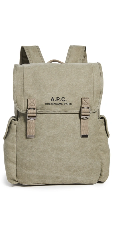Apc Sac A Dos Recuperation Backpack In Khaki