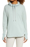 Sweaty Betty Escape Fleece Hoodie In Marina Green