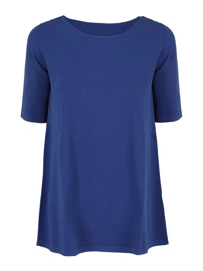 Roberto Collina Viscose Blend T-shirt In Blue