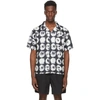 Stussy Abstract-print Shortsleeved Shirt In Black