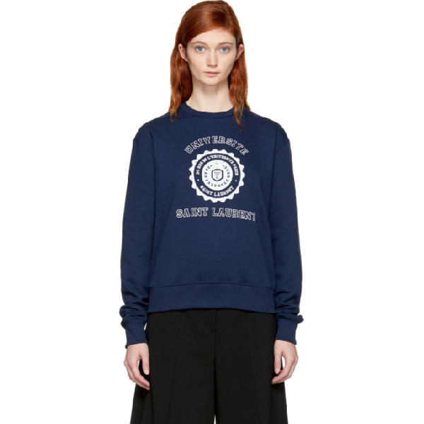 saint laurent university hoodie