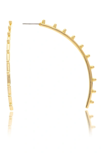 Rivka Friedman 18k Gold Clad Beaded Earrings