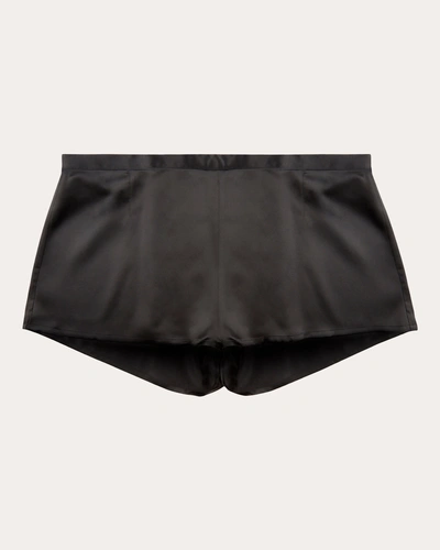 La Perla Silk Sleep Shorts In Black