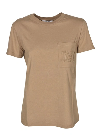 Max Mara Diego T-shirt In Beige