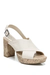 Lifestride Lara Slingback Sandal In Bone Fabric