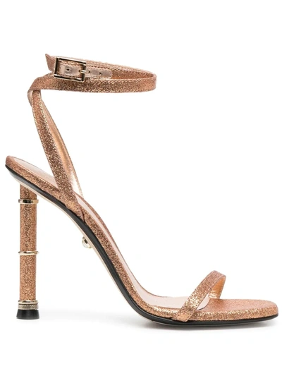 Alevì Melody 110 Mm Sandals In Gold