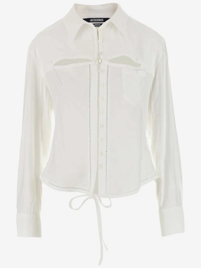 Jacquemus Shirts In Bianco
