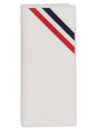 Thom Browne Men's White Leather Wallet