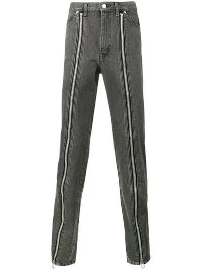 Johnlawrencesullivan John Lawrence Sullivan Zip Front Jeans In