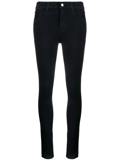 J Brand Mid-rise Skinny Jeans In Blue