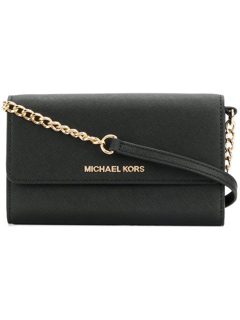 Michael Kors Logo Plaque Shoulder Bag | ModeSens