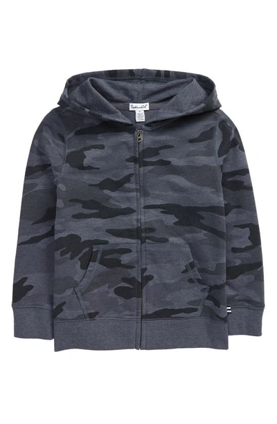 Splendid Boys' Camouflage Print French Terry Hoodie - Little Kid In Blue Camo