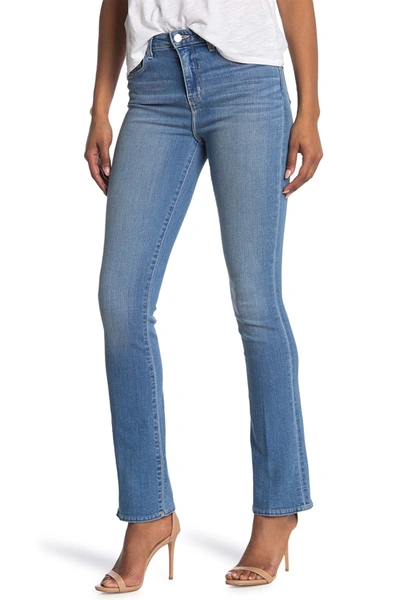 L Agence L'agence Oriana Straight Leg Jeans In Lancaster In Blue