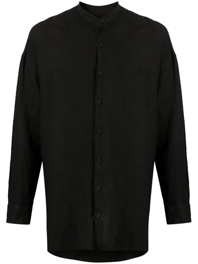 Costumein Domenico Corfu Linen Shirt In Black